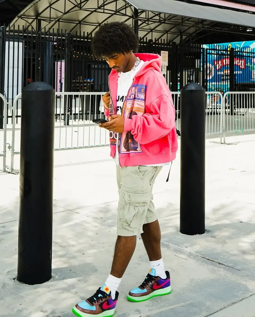 'Stop The War' Acid Wash Zip up